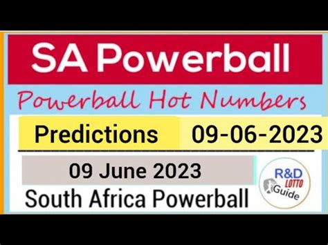 sa powerball hot number prediction